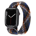 Nylon Braid Strap Watchband For Apple Watch Series, 7 41mm / 6&SE&5&4 40mm / 3&2&1 38mm