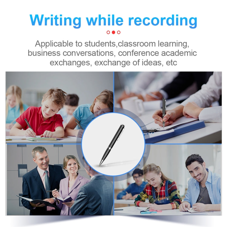 Q96 Intelligent HD Digital Noise Reduction Recording Pen, 4GB, 8GB, 16GB, 32GB, 64GB