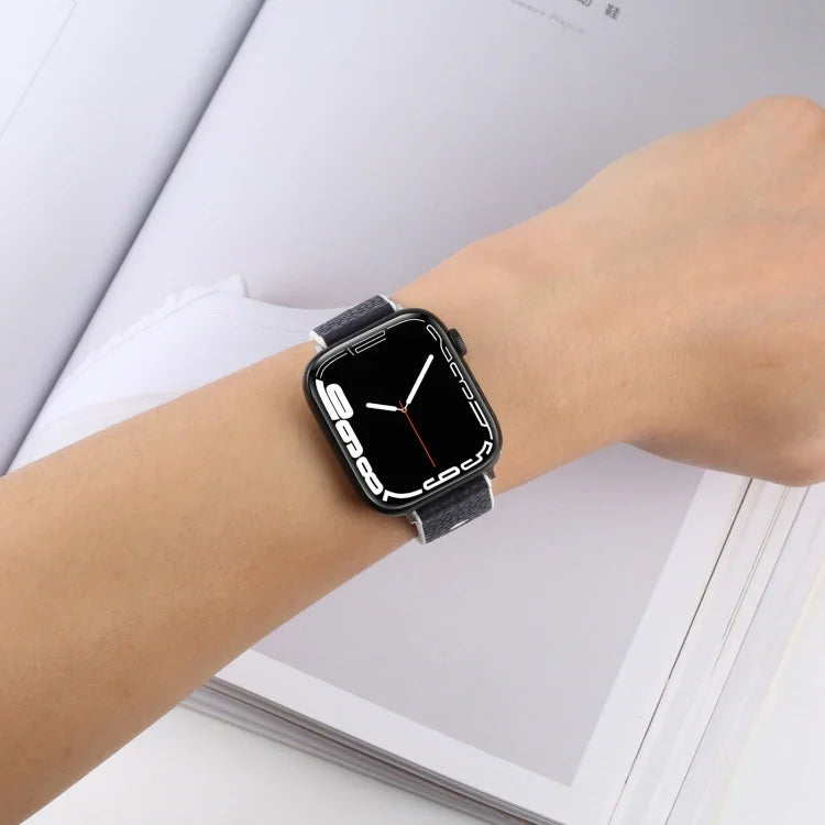 Litchi TPU Watchband For Apple Watch Series, 7 41mm / 6&SE&5&4 40mm / 3&2&1 38mm, 7 45mm / 6&SE&5&4 44mm / 3&2&1 42mm
