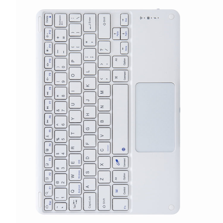 H-097C Touch Bluetooth Keyboard Leather Case with Rear Three-fold Holder, For iPad Pro 11 inch 2021 & 2020 & 2018 / Air 2020 10.9