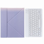 H-102 Bluetooth Keyboard Leather Case with Rear Three-fold Holder, For iPad 10.2 2020 & 2019 / Pro 10.5 inch, For iPad 9.7 2018 & 2017, For iPad Pro 11 inch 2021 & 2020 & 2018 / Air 2020 10.9