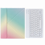 H-102 Bluetooth Keyboard Leather Case with Rear Three-fold Holder, For iPad 10.2 2020 & 2019 / Pro 10.5 inch, For iPad 9.7 2018 & 2017, For iPad Pro 11 inch 2021 & 2020 & 2018 / Air 2020 10.9