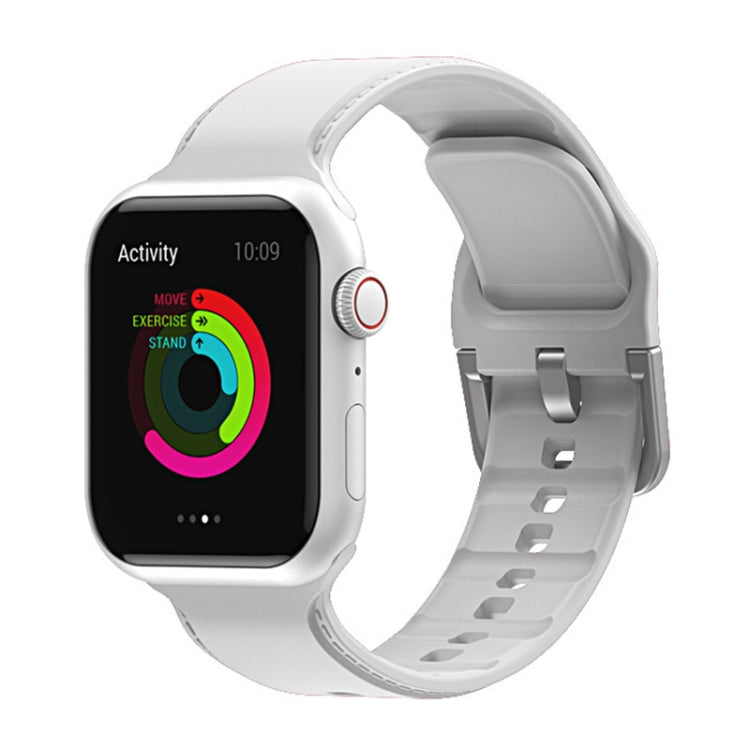 Silicone Watchband For Apple Watch Series, 7 45mm / 6&SE&5&4 44mm / 3&2&1 42mm