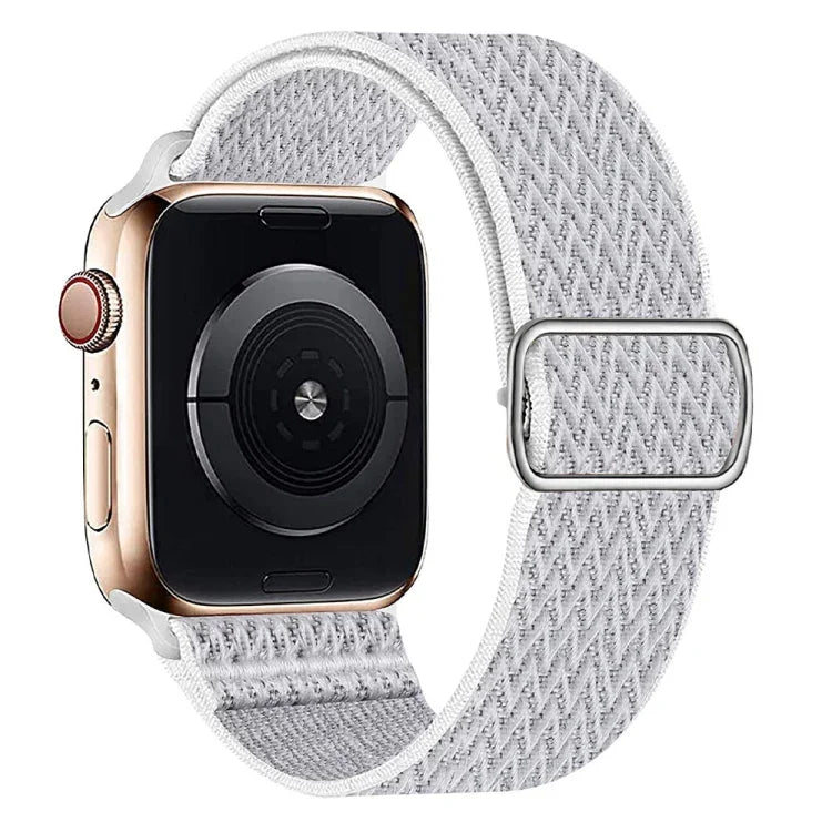 W Texture Nylon Strap For Apple Watch Series, 7 41mm / 6&SE&5&4 40mm / 3&2&1 38mm, 7 45mm / 6&SE&5&4 44mm / 3&2&1 42mm