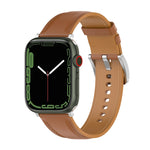 Genuine Leather Watchband, Size: Free Size For Apple Watch Series 7 45mm / 6&SE&5&4 44mm / 3&2&1 42mm, Size: Free Size For Apple Watch Ultra 49mm / Series 8&7 45mm / SE 2&6&SE&5&4 44mm / 3&2&1 42mm