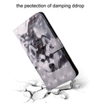 3D Painting Pattern Coloured Drawing Leather Phone Case, For iPhone 13 Pro Max, For iPhone 13 Pro, For iPhone 13, For iPhone 13 mini
