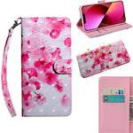 3D Painting Pattern Coloured Drawing Leather Phone Case, For iPhone 13 Pro Max, For iPhone 13 Pro, For iPhone 13, For iPhone 13 mini