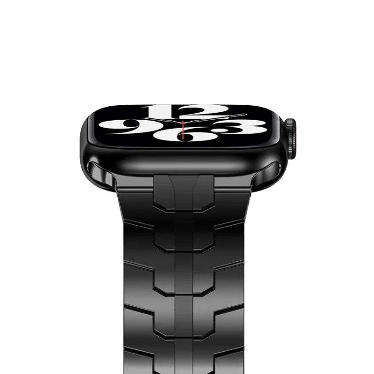 Steel Watchband For Apple Watch Series, 7 41mm / 6&SE&5&4 40mm / 3&2&1 38mm, 7 45mm / 6&SE&5&4 44mm / 3&2&1 42mm