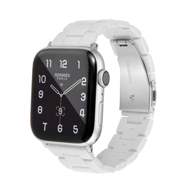 Candy Color Three-Bead Watchband For Apple Watch Series, 7 41mm / 6&SE&5&4 40mm / 3&2&1 38mm, 7 45mm / 6&SE&5&4 44mm / 3&2&1 42mm