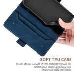 Stitching Magnetic RFID Leather Case, For iPhone XS Max, For iPhone SE 2022 / SE 2020 / 7 / 8, For iPhone 7 Plus / 8 Plus