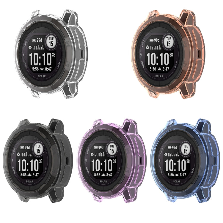 Half Coverage Hollowed TPU Watch Case, For Garmin Instinct 2, For Garmin Instinct 2S