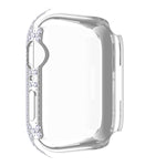 Diamond PC + Tempered Glass Watch Case For Apple Watch Series, 7 41mm, 7 45mm