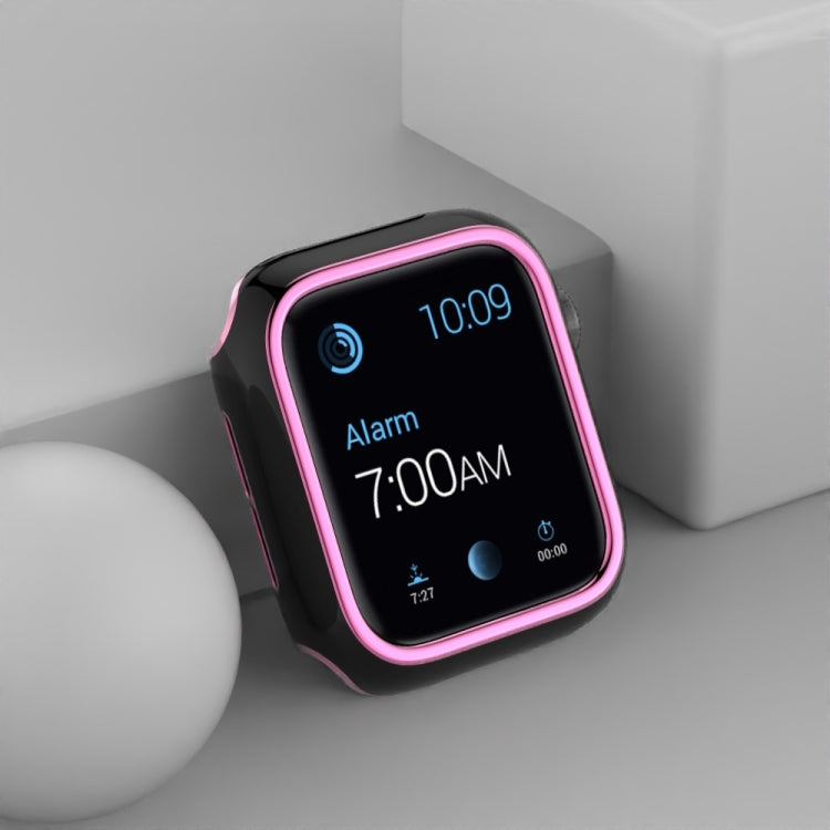 Two-color Electroplating PC Watch Case For Apple Watch Series, 3&2&1 38mm, 3&2&1 42mm