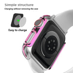Two-color Electroplating PC Watch Case For Apple Watch Series, 3&2&1 38mm, 3&2&1 42mm