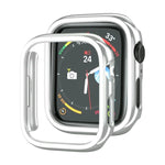 Electroplated PC Hollow Watch Protective Case, For Apple Watch Series 9 / 8 / 7 41mm, For Apple Watch Series 9 / 8 / 7 45mm
