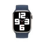 Nylon Braided Watch Band For Apple Watch Series 7 41mm / 6&SE&5&4 40mm / 3&2&1 38mm, 130mm, 145mm, 155mm