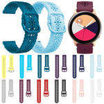 Plum Blossom Hollowed Silicone Watch Band, For Samsung Galaxy Watch4 40/44mm, For Samsung Galaxy Watch4 Classic 42/46mm