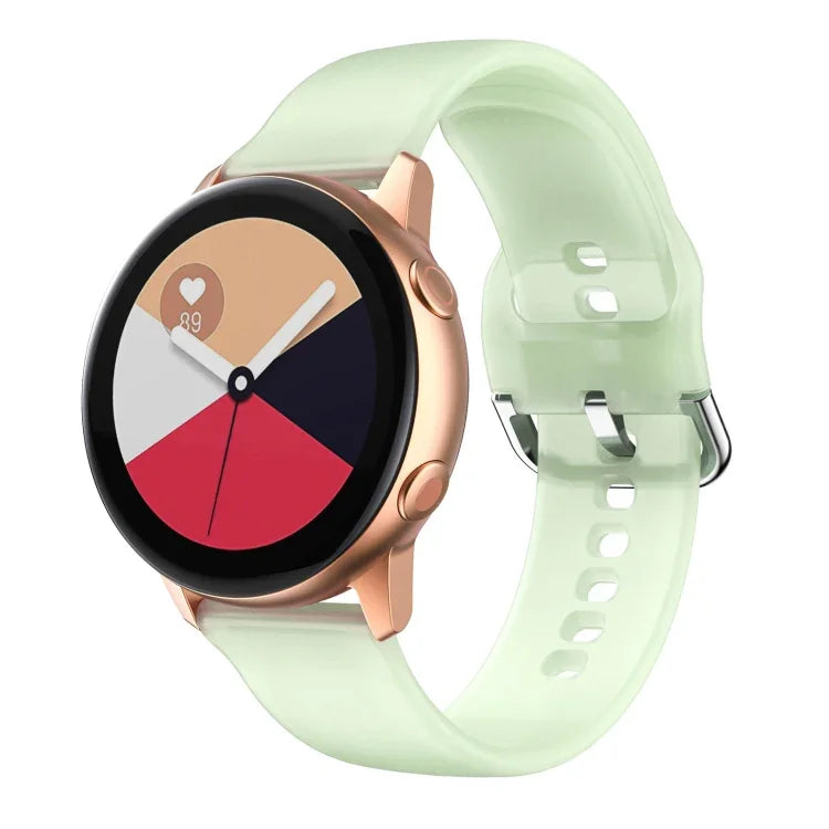 Silicone Watch Band, For Samsung Galaxy Watch4 40/44mm, For Samsung Galaxy Watch4 Classic 42/46mm