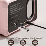 HM11 PLUS Portable HIFI Mini Retro Wireless Bluetooth Speaker, HM11 PLUS (Purple), HM11 PLUS (Pink), HM11 PLUS (Green), HM11 PLUS (Yellow), HM11 PLUS (Black)
