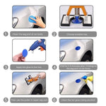 38 in 1 12V Car Cigarette Lighter Plug Paintless Dent Puller, 38 in 1 Black Puller
