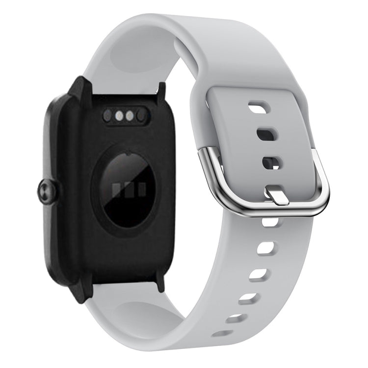 19mm Electroplating Buckle Silicone Watch Band, For ID205 / Willful SW021