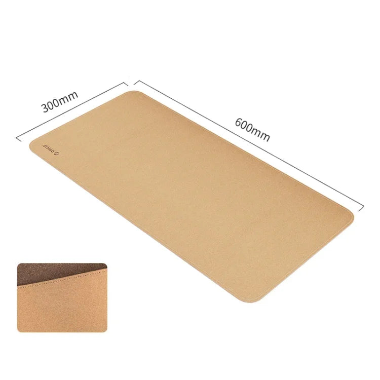 ORICO Double Sided Mouse Pad, Size: 300x600mm, Cork + Coffee, Cork + Pink PU, Cork + Grey PU