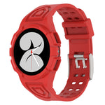 Silicone Integrated Watch Band, For Samsung Galaxy Watch4 40mm, For Samsung Galaxy Watch4 44mm