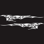 2 PCS/Set D-144 Fire Element Pattern Car Modified Decorative Sticker, D-144