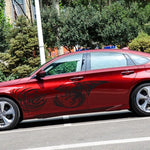 2 PCS/Set D-498 Pterosaur Spitfire Pattern Car Modified Decorative Sticker, D-498