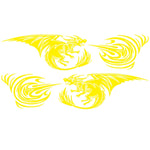 2 PCS/Set D-498 Pterosaur Spitfire Pattern Car Modified Decorative Sticker, D-498