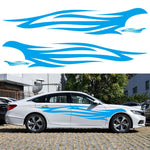 2 PCS/Set D-926 Fire Totem Pattern Car Modified Decorative Sticker, D-926