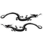 2 PCS/Set D-965 Dragon Pattern Car Modified Decorative Sticker, D-965