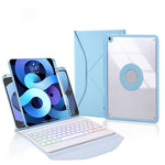 Z11BS Pen Slot Backlight Bluetooth Keyboard Leather Tablet Case, For iPad Pro 11 2021/2020/2018, For iPad Air 11 2025 / 2024 / Air 5 / Air 4, For iPad 10.2 2021/2020/2019