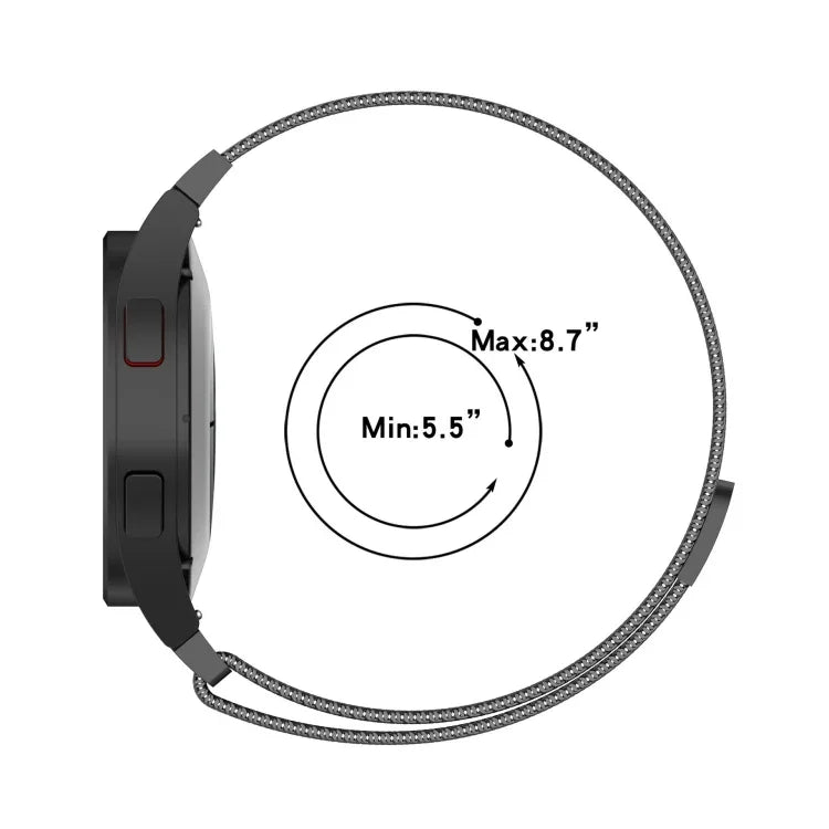 Milanese Watch Band, For Samsung Galaxy Watch 5 40mm / 44mm, For Samsung Galaxy Watch 5 Pro 45mm