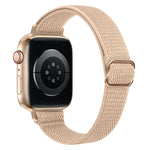 Small Waist Nylon Watch Band For Apple Watch Series, 7 45mm / 6&SE&5&4 44mm / 3&2&1 42mm, 7 41mm / 6&SE&5&4 40mm / 3&2&1 38mm