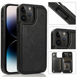 Butterflies Flowers Double Buckle Case, For iPhone 14 Pro Max, For iPhone 14 Pro, For iPhone 14, For iPhone 14 Plus