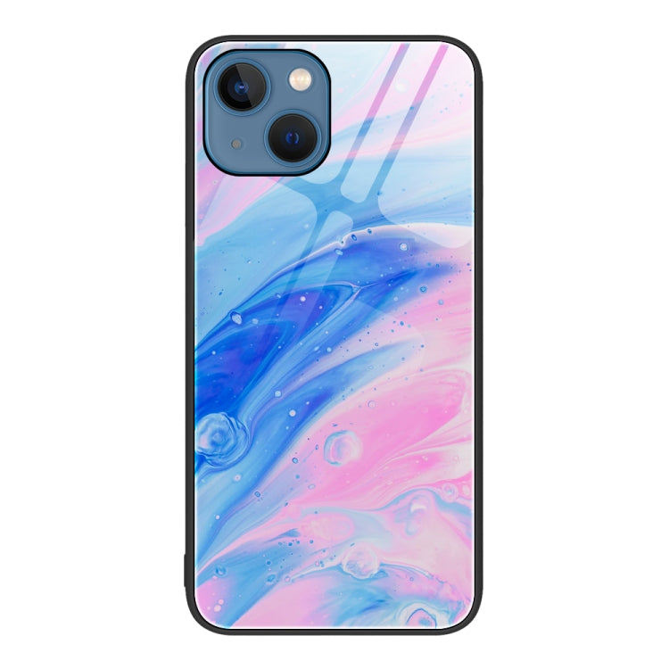 Marble Pattern Glass Protective Phone Case, For iPhone 14, For iPhone 1XR, For iPhone XS Max