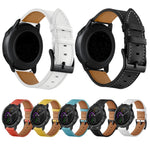 20mmFirst Layer Leather Sewing Thread Watch Band, For Huawei Watch GT3 Pro 43mm / 46mm