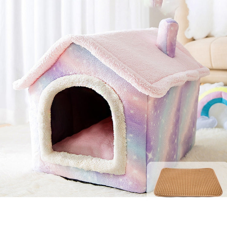 House Type Universal Removable and Washable Pet Dog Cat Bed Pet Supplies, S