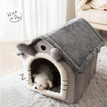 House Type Universal Removable and Washable Pet Dog Cat Bed Pet Supplies, S