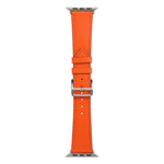 Single Lap Microfiber Leather Watch Band For Apple Watch Series, 7 45mm / 6&SE&5&4 44mm / 3&2&1 42mm, 7 41mm / 6&SE&5&4 40mm / 3&2&1 38mm
