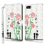 3D Painted Leather Phone Case, For iPhone SE 2022 / SE 2020 / 8 / 7, For iPhone XR, For iPhone 8 Plus / 7 Plus