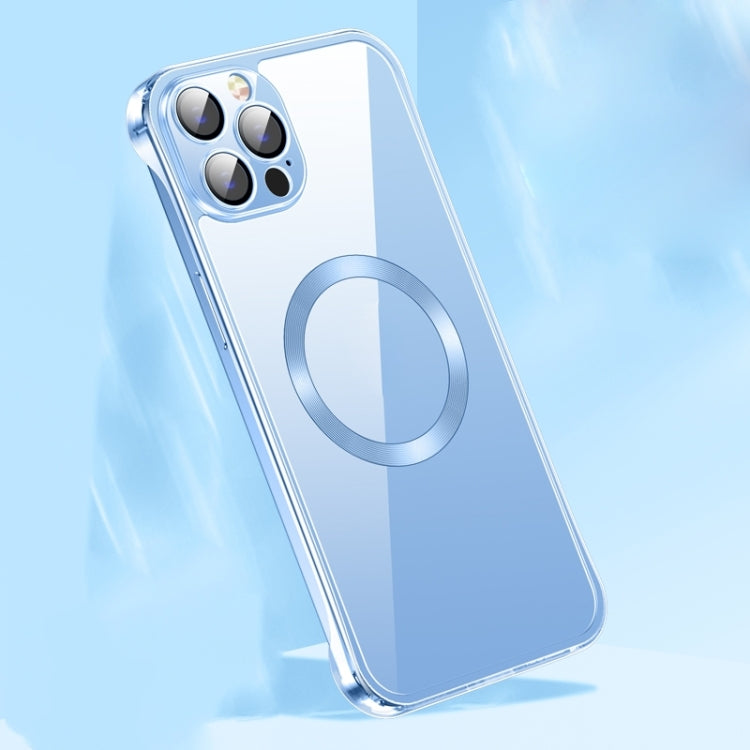 Frameless Glass CD MagSafe Case, For iPhone 14, For iPhone 14 Plus, For iPhone 14 Pro, For iPhone 14 Pro Max