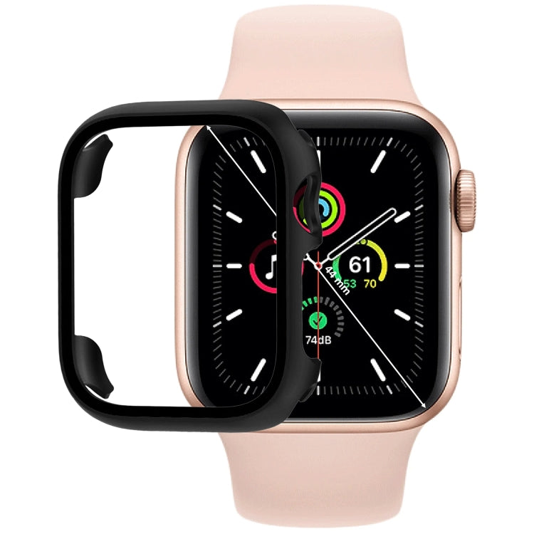 Tempered Glass Film PC Watch Case, For Apple Watch Series SE 3&SE 2&6&SE&5&4 44mm, For Apple Watch Series SE 3&SE 2&6&SE&5&4 40mm