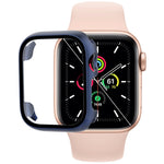 Tempered Glass Film PC Watch Case, For Apple Watch Series SE 3&SE 2&6&SE&5&4 44mm, For Apple Watch Series SE 3&SE 2&6&SE&5&4 40mm