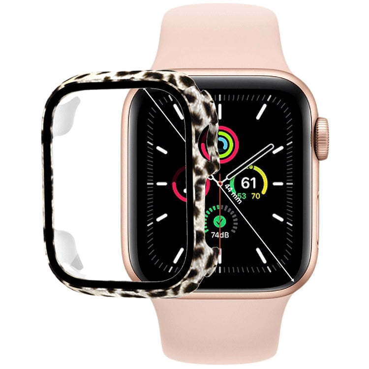 Tempered Glass Film PC Watch Case, For Apple Watch Series SE 3&SE 2&6&SE&5&4 44mm, For Apple Watch Series SE 3&SE 2&6&SE&5&4 40mm