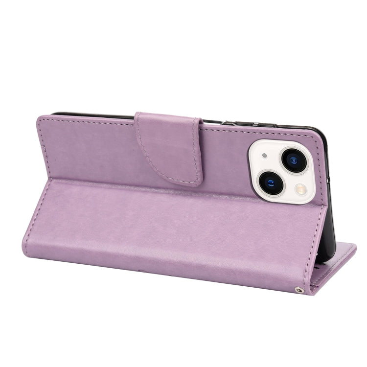 Butterfly Flower Pattern Flip Leather Phone Case, For iPhone 14, For iPhone 14 Plus, For iPhone 14 Pro, For iPhone 14 Pro Max