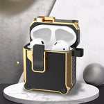 Wireless Earphone Eagle Electroplating Protective Case with Hook, For AirPods 1 / 2, For AirPods Pro, For AirPods 3