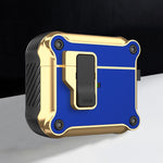 Wireless Earphone Eagle Electroplating Protective Case with Hook, For AirPods 1 / 2, For AirPods Pro, For AirPods 3