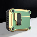 Wireless Earphone Eagle Electroplating Protective Case with Hook, For AirPods 1 / 2, For AirPods Pro, For AirPods 3